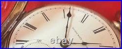 1883 ELGIN COIN SILVER 18s POCKET WATCH KEY WIND & KEY SET CASE WITH CHAIN RUNS