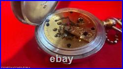 1883 ELGIN SIZE 18s POCKET WATCH KEY WIND&KEY SET 4 oz. COIN SILVER CASE RUNNING