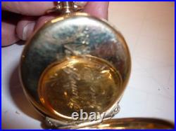1883 Elgin 10s 11j Pocket Watch GRADE 95 6S Solid Gold 8k/14k 18 BWC Case 61g