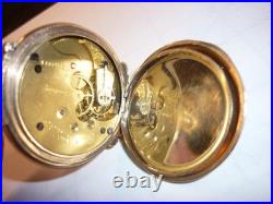 1883 Elgin 10s 11j Pocket Watch GRADE 95 6S Solid Gold 8k/14k 18 BWC Case 61g