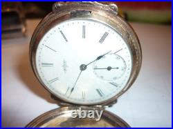 1883 Elgin 10s 11j Pocket Watch GRADE 95 6S Solid Gold 8k/14k 18 BWC Case 61g