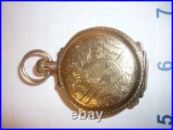 1883 Elgin 10s 11j Pocket Watch GRADE 95 6S Solid Gold 8k/14k 18 BWC Case 61g