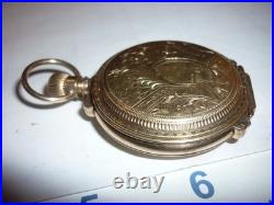 1883 Elgin 10s 11j Pocket Watch GRADE 95 6S Solid Gold 8k/14k 18 BWC Case 61g