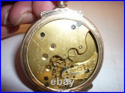 1883 Elgin 10s 11j Pocket Watch GRADE 95 6S Solid Gold 8k/14k 18 BWC Case 61g
