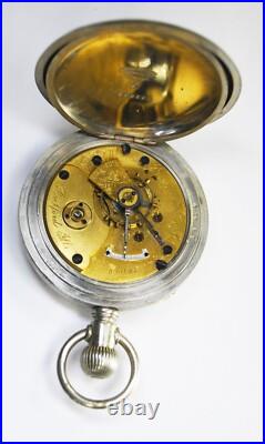 1883 Rockford Size 18 Open Face Case LS Pocket Watch Transitional