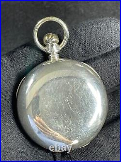 1883 Rockford Watch Co Pocket Watch in Siveroid Case 18S, 15J, M4, Gilt Mov