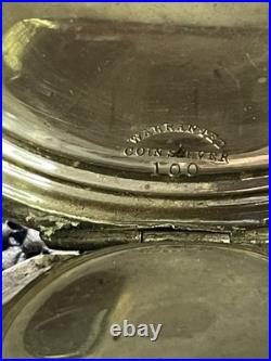 1884 Waltham Sterling Model 1879 18s 7 J Pocket Watch Coin Silver Case Runs
