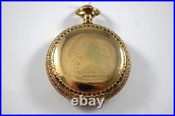 1885 Aurora 18s 15J Hunting Pocket Watch withCrescent 20 Years Case lot.re