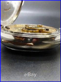 1885! Elgin Men 18s Antique Pocket Watch Superb Case Key Wind Key Set Works