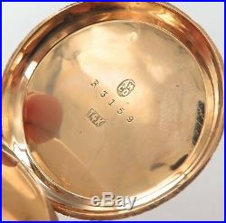 1885 Waltham 6s 13j Pocket Watch With Great 14k Case, Super Rare Only 17,329 Ma