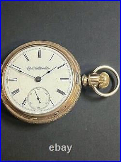 1887 Elgin Grade 82 18s 15j Pocket Watch GORGEOUS NEAR MINT HEAVY CASE