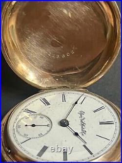 1887 Elgin Grade 82 18s 15j Pocket Watch GORGEOUS NEAR MINT HEAVY CASE