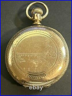 1887 Elgin Grade 82 18s 15j Pocket Watch GORGEOUS NEAR MINT HEAVY CASE