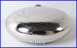 1887 Waltham AT&C 18 Size, 15 Jewels, 24 Hour Dial, Fancy Nickel Case, Restored