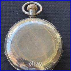 1888 Cheshire Grade 25 4j Pocket Watch Thiery Watch Case Hinged Runs