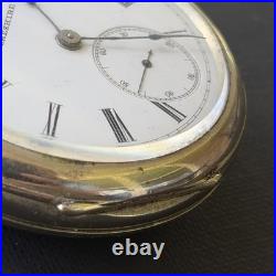 1888 Cheshire Grade 25 4j Pocket Watch Thiery Watch Case Hinged Runs