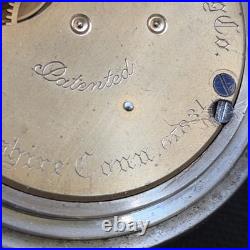 1888 Cheshire Grade 25 4j Pocket Watch Thiery Watch Case Hinged Runs