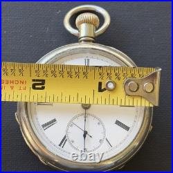 1888 Cheshire Grade 25 4j Pocket Watch Thiery Watch Case Hinged Runs