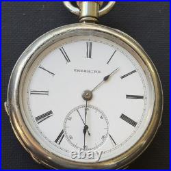 1888 Cheshire Grade 25 4j Pocket Watch Thiery Watch Case Hinged Runs