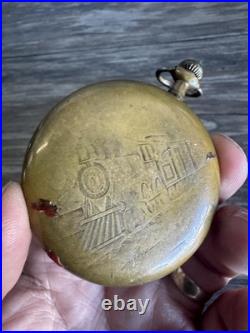 1888 ELGIN POCKET WATCH MOVEMENT GRADE 105 With Train Case