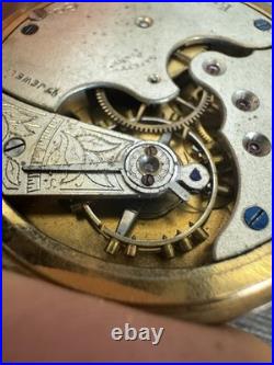 1888 ELGIN POCKET WATCH MOVEMENT GRADE 105 With Train Case