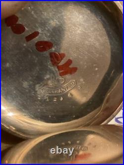 1888 Hampden Gold Filled Pocket Watch 6s. Deuber Case