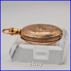 1888 Ladies Elgin Pocket Watch Hunter Case 11J 6s Grade 94 Roman Numerals USA