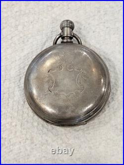 1888 Rockford Grade 74 Pocket Watch Matching Coin Silver Hunting Case-Running