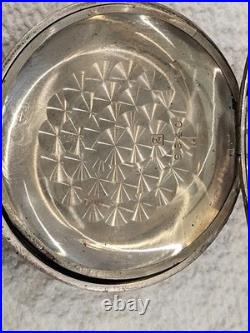 1888 Rockford Grade 74 Pocket Watch Matching Coin Silver Hunting Case-Running