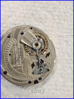 1888 Rockford Grade 74 Pocket Watch Matching Coin Silver Hunting Case-Running