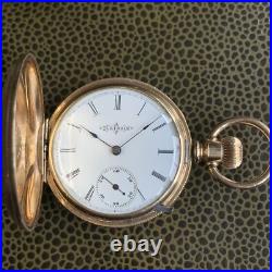 1889 Illinois Grade 130 4S 7 Jewels Gold Filled Hunter Case Pocket Watch