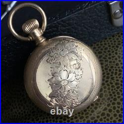 1889 Illinois Grade 130 4S 7 Jewels Gold Filled Hunter Case Pocket Watch