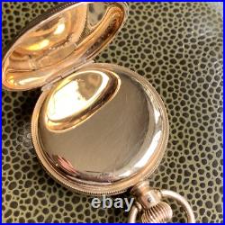 1889 Illinois Grade 130 4S 7 Jewels Gold Filled Hunter Case Pocket Watch