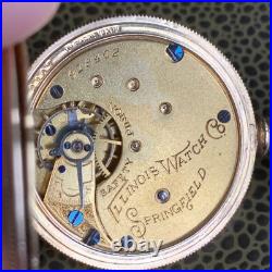 1889 Illinois Grade 130 4S 7 Jewels Gold Filled Hunter Case Pocket Watch