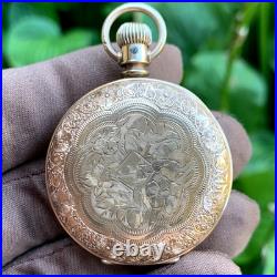 1889 U. S. Watch Co. Grade 64 6S 11J Gold Filled Hunting Case Pocket Watch Mint
