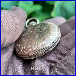 1889 U. S. Watch Co. Grade 64 6S 11J Gold Filled Hunting Case Pocket Watch Mint