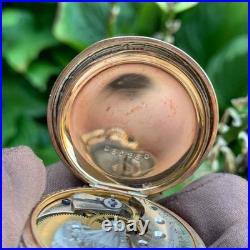 1889 U. S. Watch Co. Grade 64 6S 11J Gold Filled Hunting Case Pocket Watch Mint