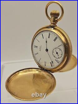 1889 Waltham 6s 7j GF CASE POCKET WATCH GRADE J Model 1889 (Ticking)