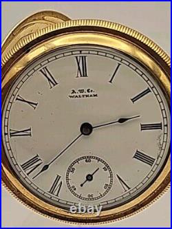 1889 Waltham 6s 7j GF CASE POCKET WATCH GRADE J Model 1889 (Ticking)