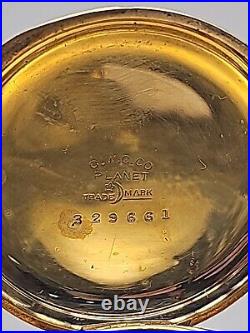 1889 Waltham 6s 7j GF CASE POCKET WATCH GRADE J Model 1889 (Ticking)