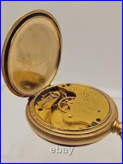 1889 Waltham 6s 7j GF CASE POCKET WATCH GRADE J Model 1889 (Ticking)