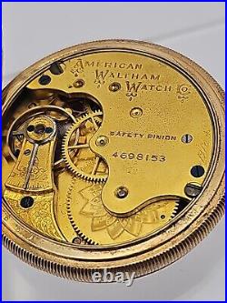 1889 Waltham 6s 7j GF CASE POCKET WATCH GRADE J Model 1889 (Ticking)