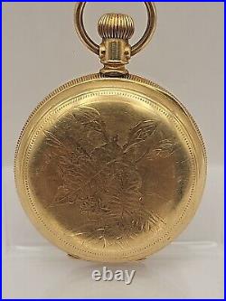 1889 Waltham 6s 7j GF CASE POCKET WATCH GRADE J Model 1889 (Ticking)