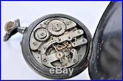 1890 Metal Cased Goliath Triple Calendar Moonphase 15j Swiss Lever Pocket Watch