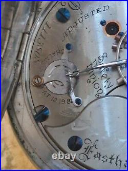 1891 18s Illinois Grade 64 Model 2 Private Label Pocket Watch Running