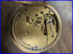 1891 ELGIN Model 5 Grade 105 16s, 11j Pocket Watch GF Case-Runs