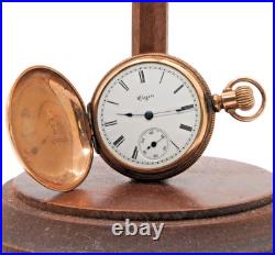 1891 Elgin Grade 109 Non-Running Pocket Watch 0s 7j Gold Filled Hunting Case