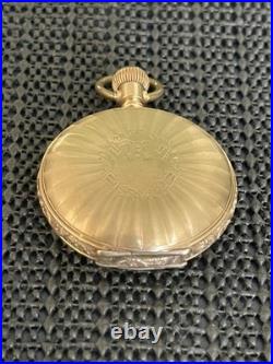 1891 Illinois Grade 143 6s 15j Hunter Ornate GF Case Sidewinder Pocket Watch