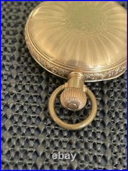 1891 Illinois Grade 143 6s 15j Hunter Ornate GF Case Sidewinder Pocket Watch