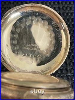 1891 Illinois Grade 143 6s 15j Hunter Ornate GF Case Sidewinder Pocket Watch